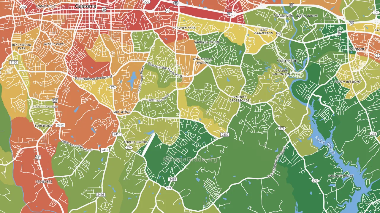 28056, NC Map of Theft Rates