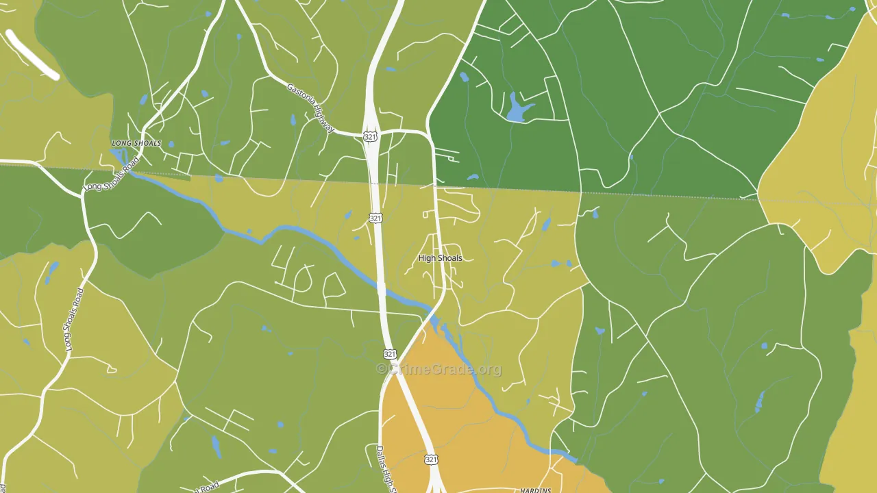 28077, NC Map of Theft Rates