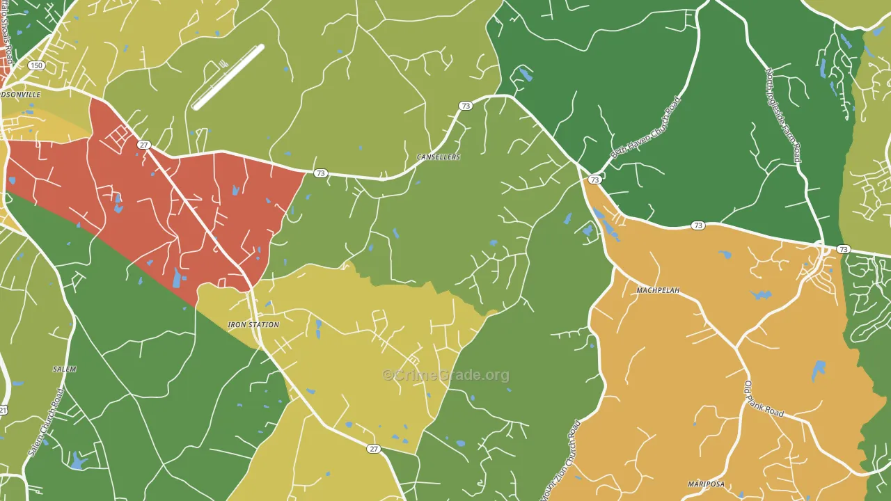 28080, NC Map of Theft Rates