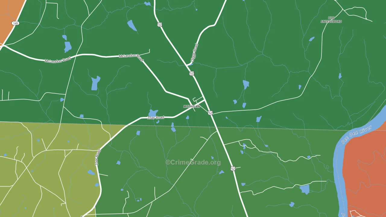 28102, NC Map of Theft Rates