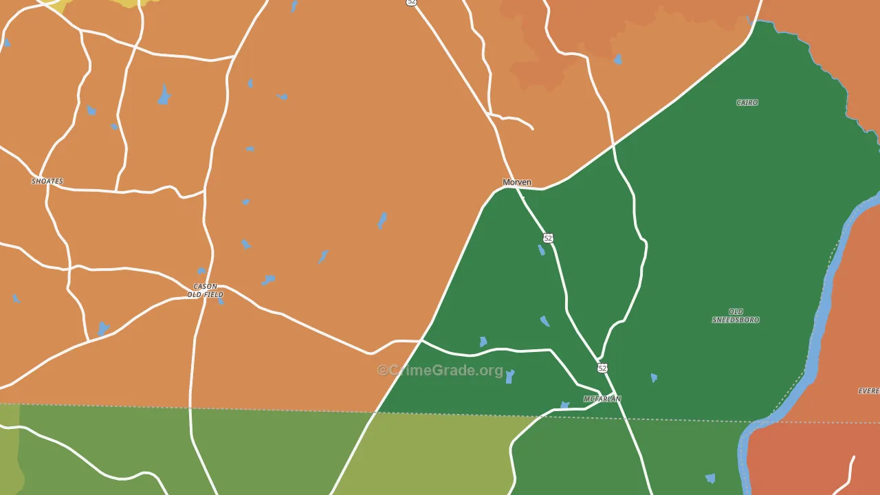 28119, NC Map of Theft Rates