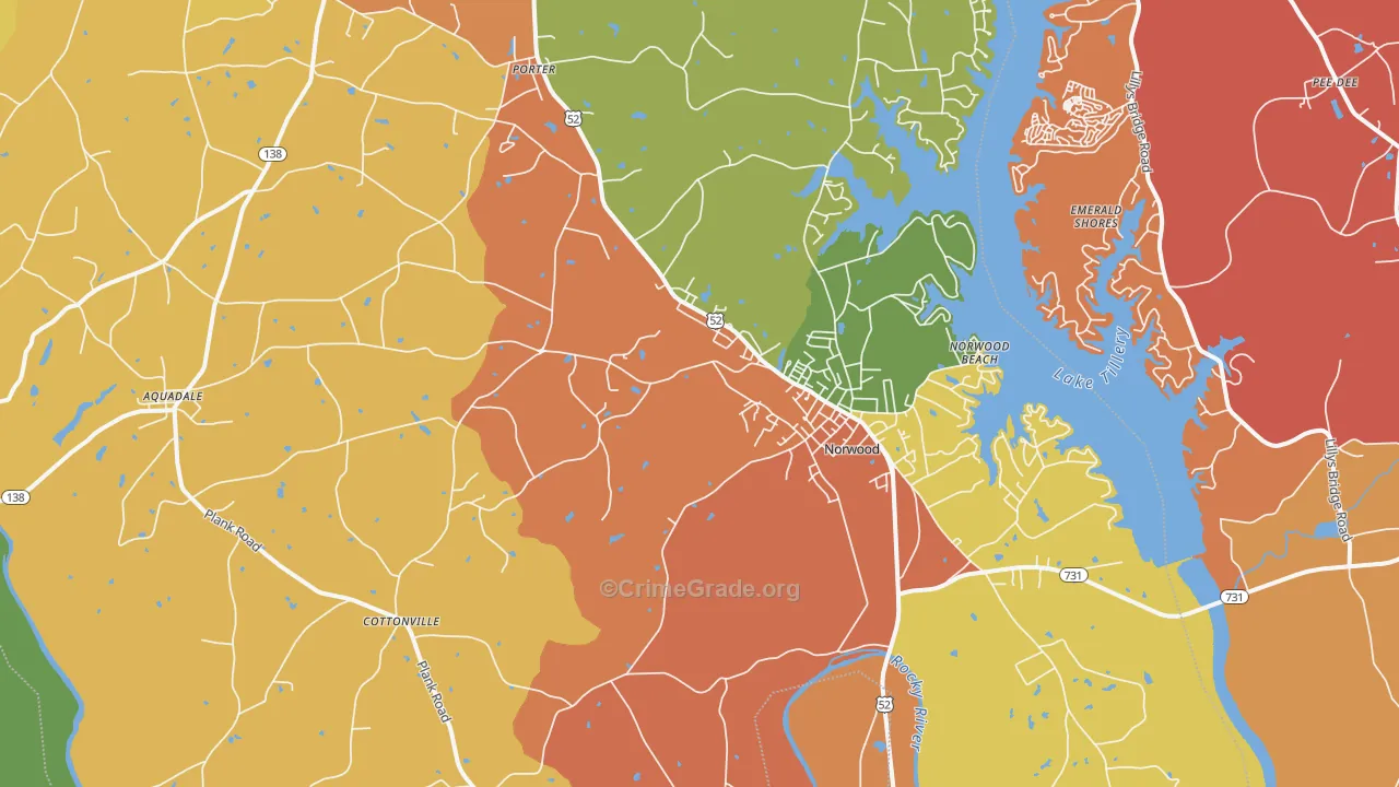 28128, NC Map of Theft Rates