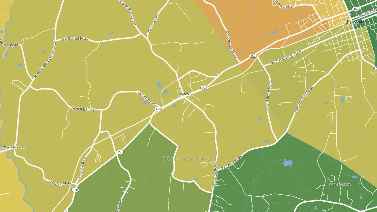 28169, NC Map of Theft Rates