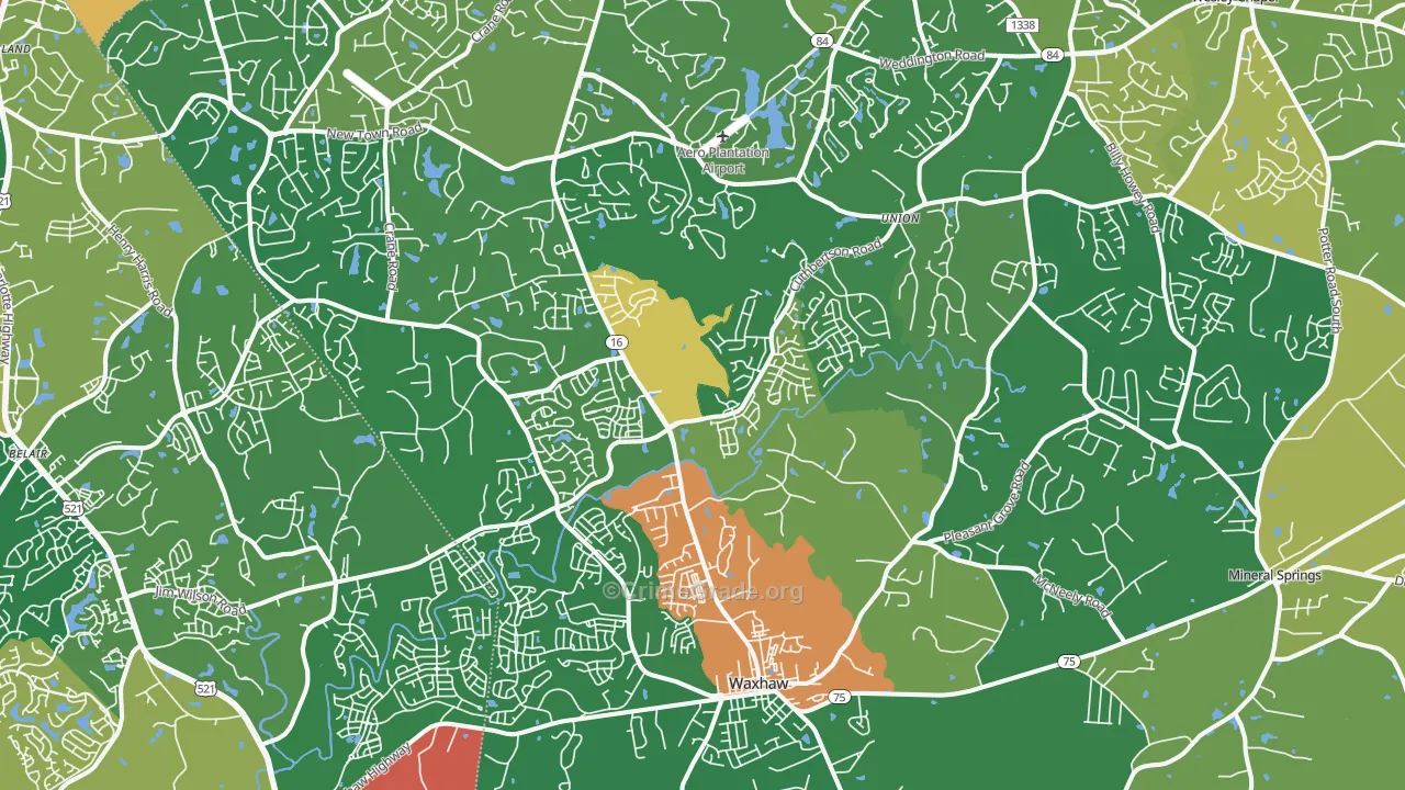 28173, NC Map of Theft Rates