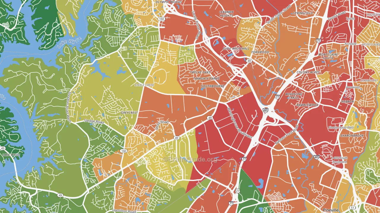 28273, NC Map of Theft Rates