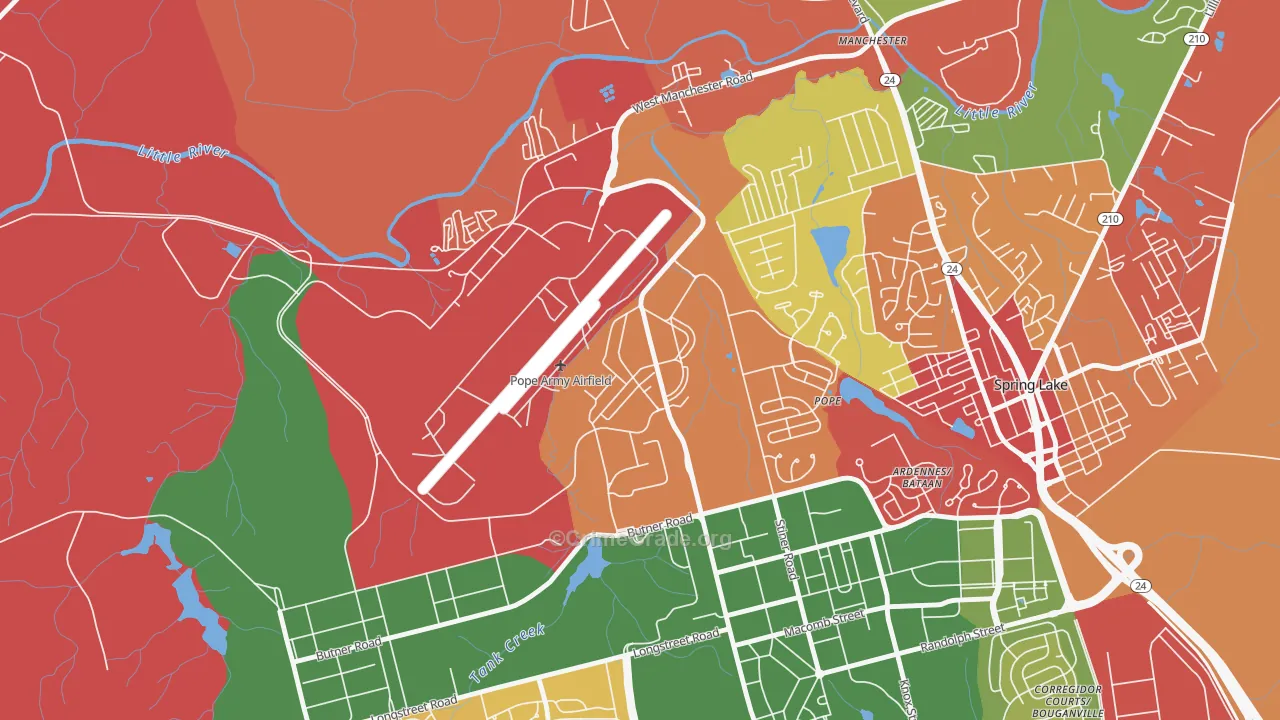 28308, NC Map of Theft Rates