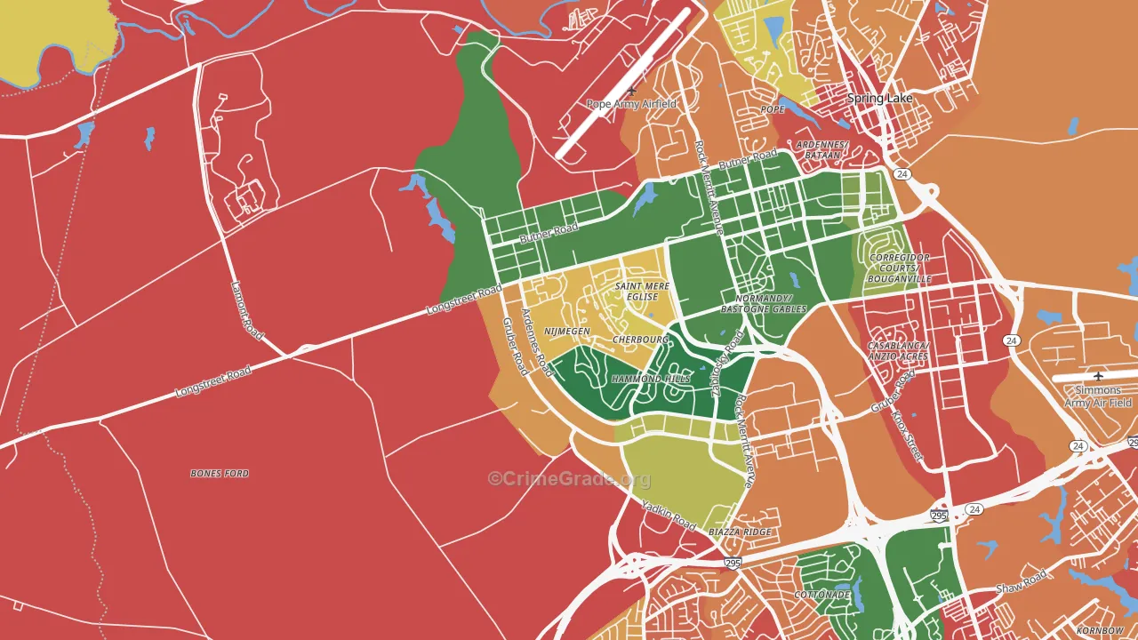 28310, NC Map of Theft Rates