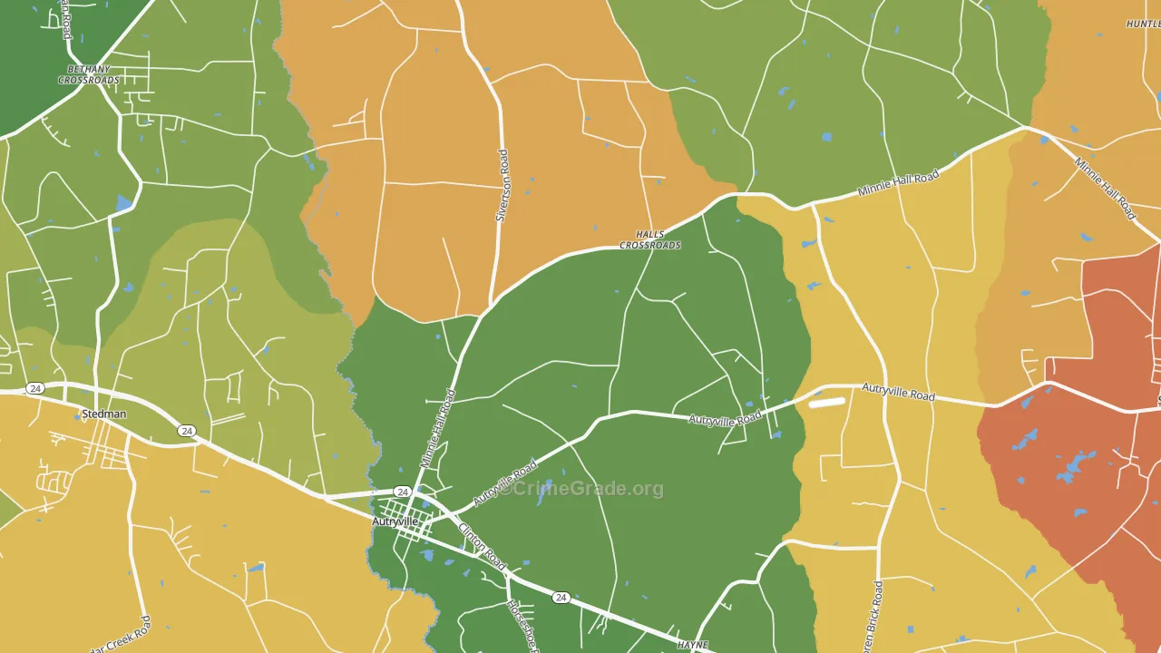28318, NC Map of Theft Rates