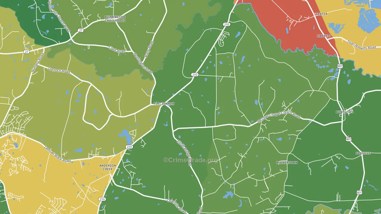28323, NC Map of Theft Rates