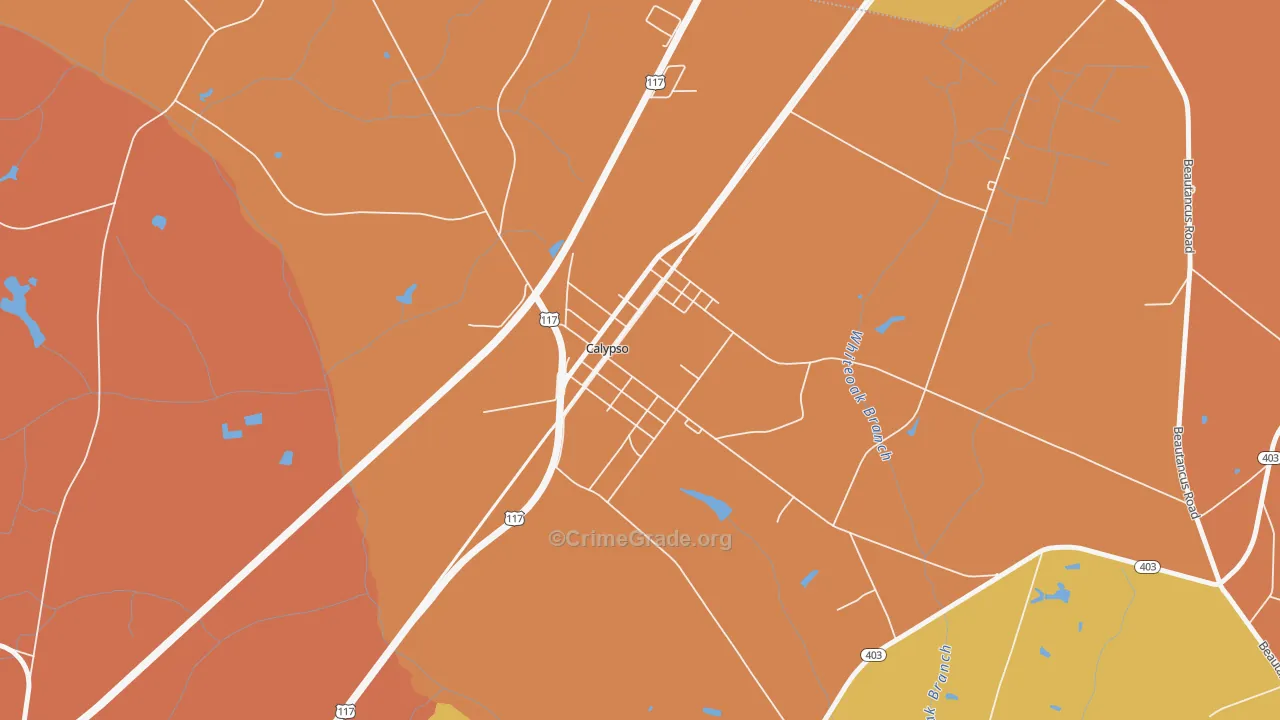 28325, NC Map of Theft Rates