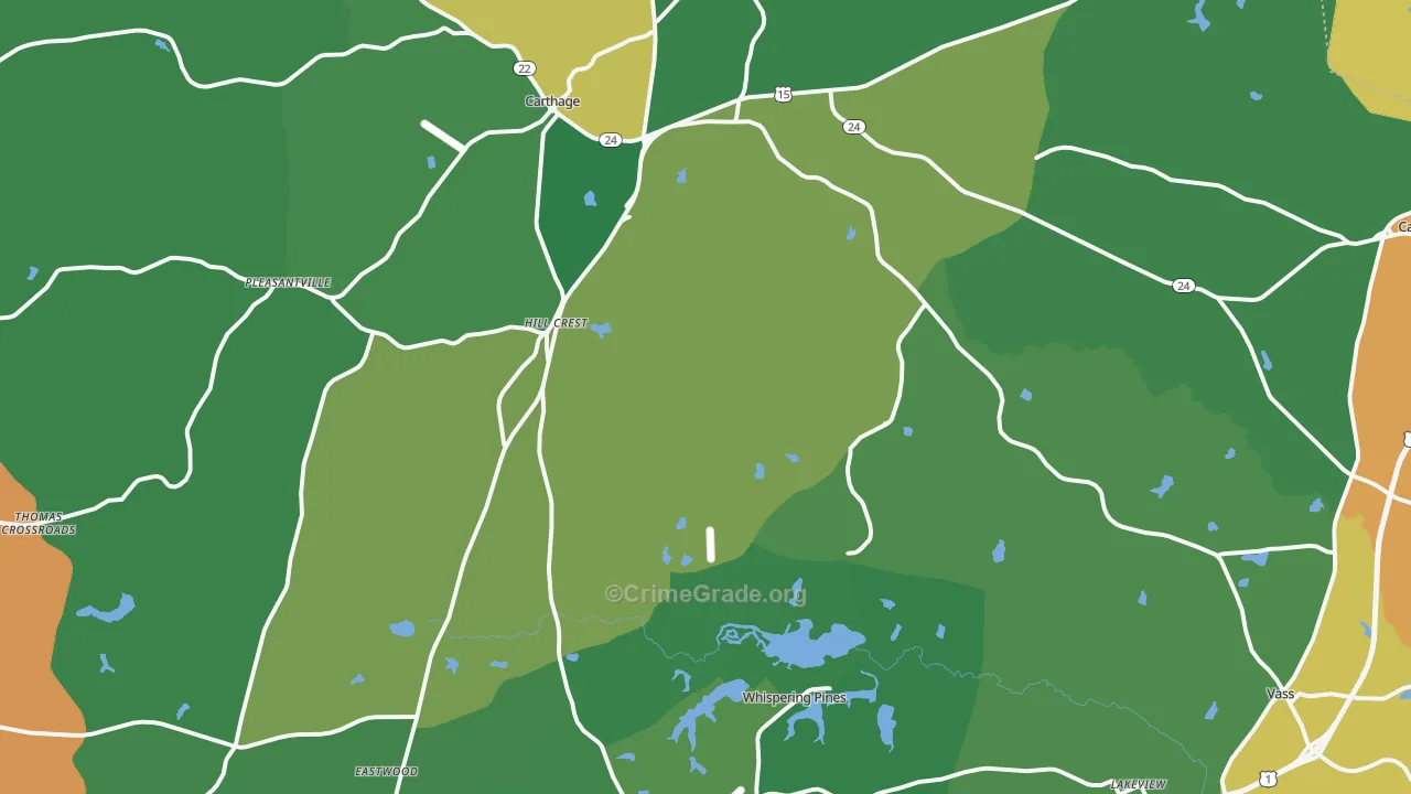28327, NC Map of Theft Rates