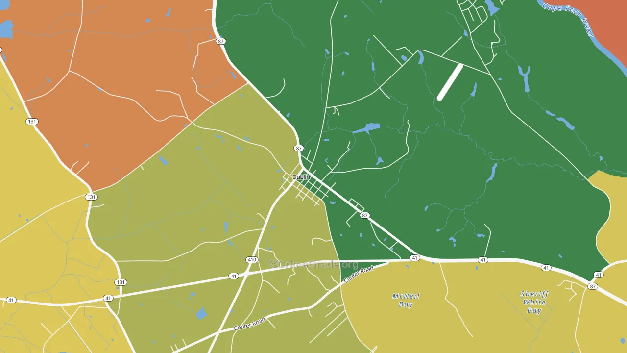 28332, NC Map of Theft Rates