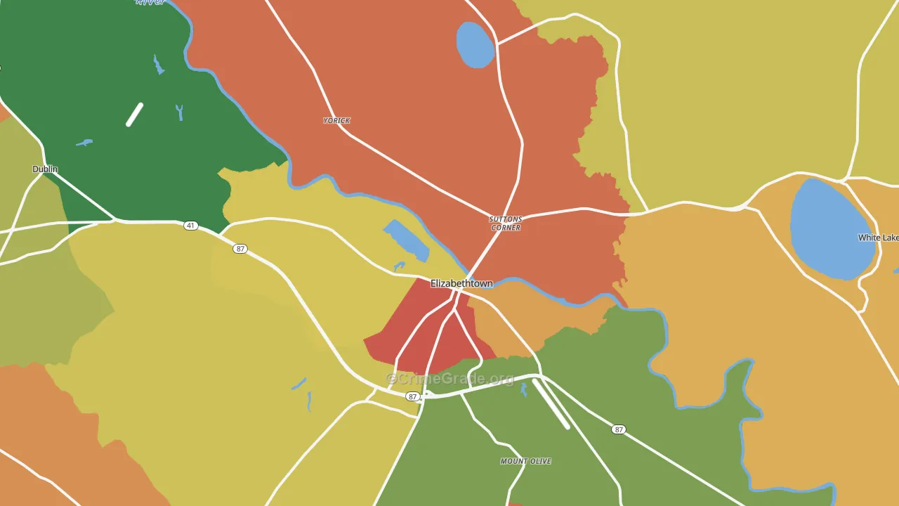 28337, NC Map of Theft Rates