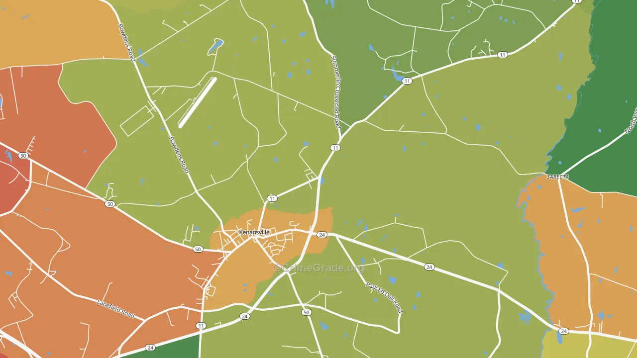 28349, NC Map of Theft Rates
