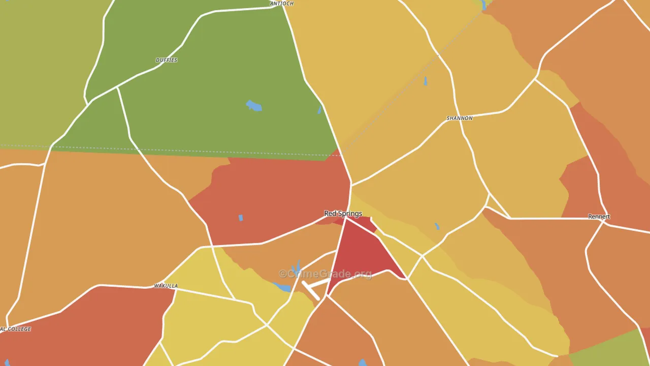 28377, NC Map of Theft Rates