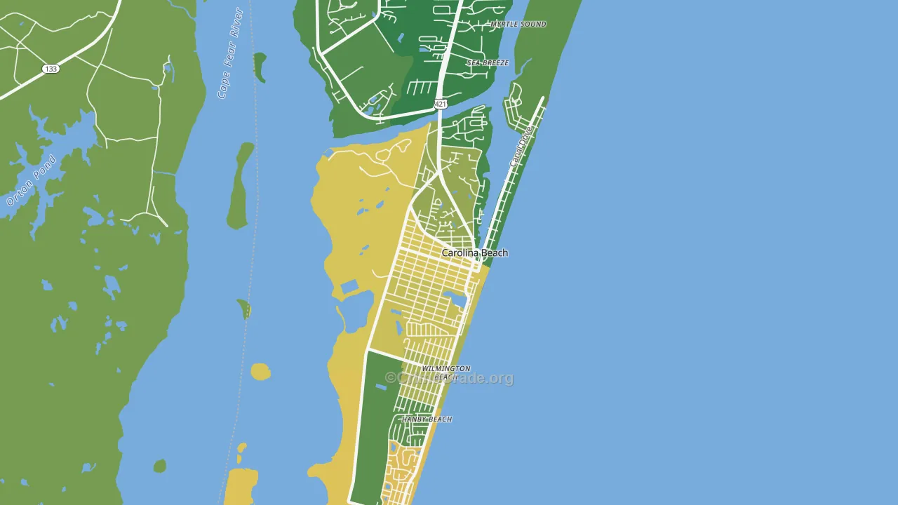 28428, NC Map of Theft Rates
