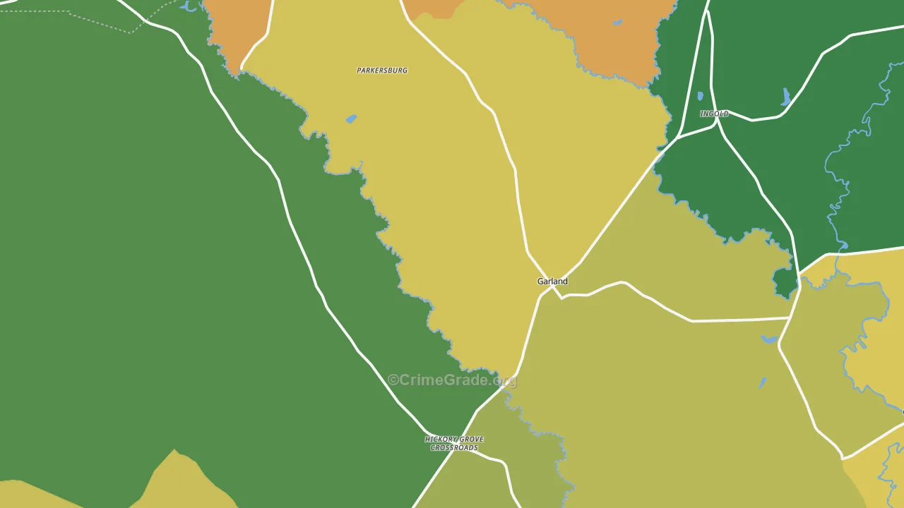 28441, NC Map of Theft Rates