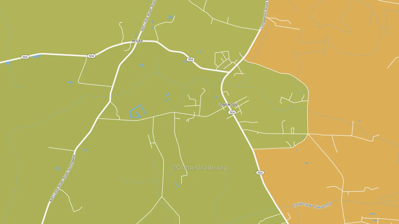 28452, NC Map of Theft Rates