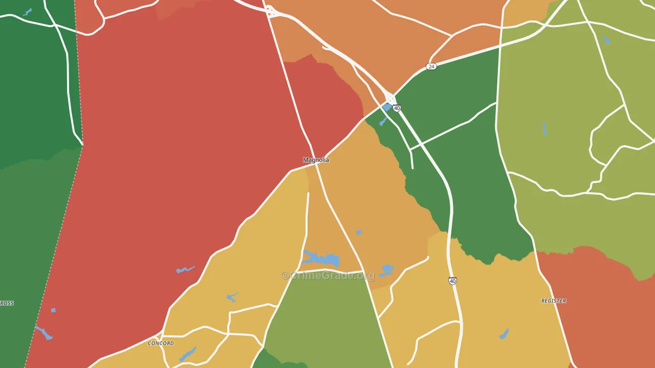 28453, NC Map of Theft Rates