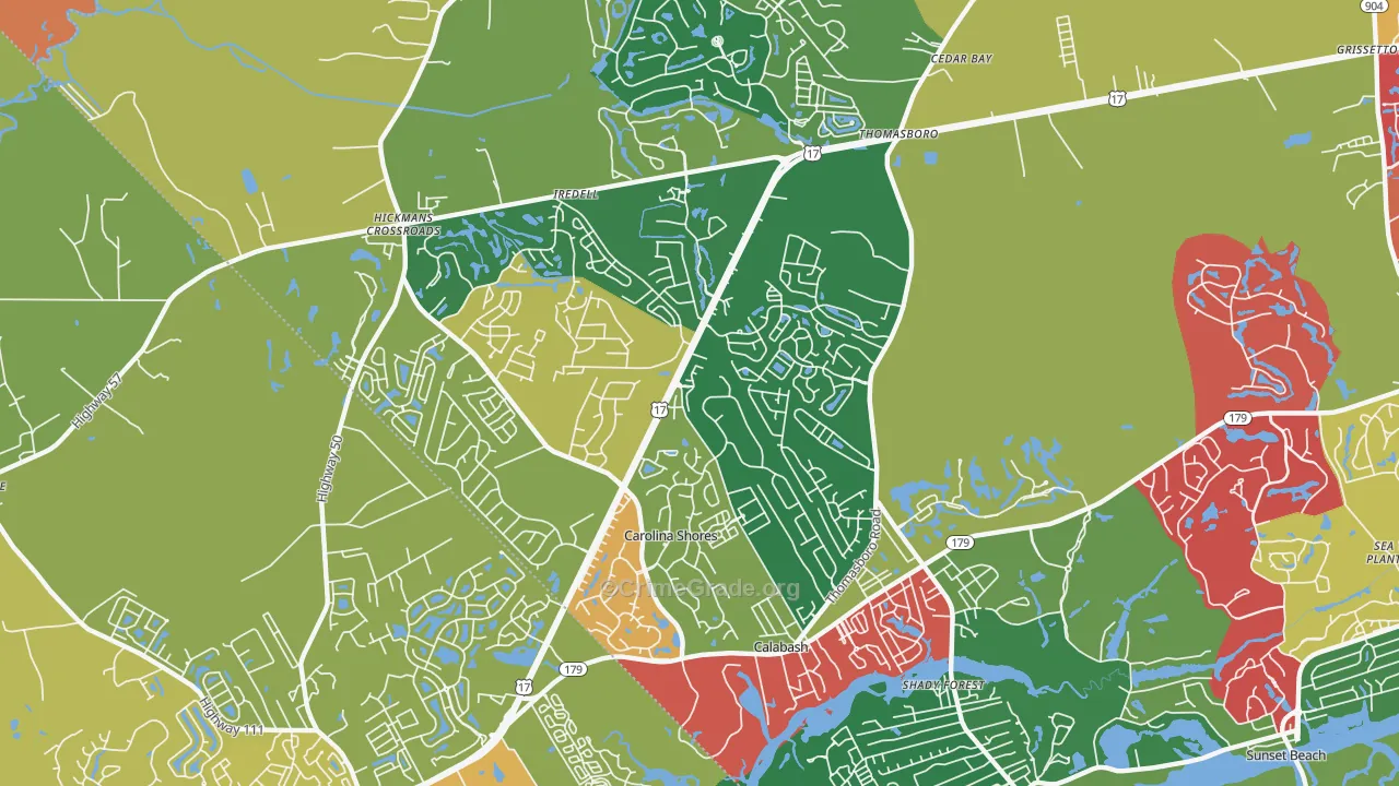 28467, NC Map of Theft Rates