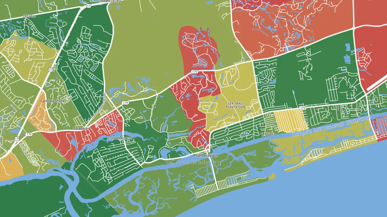 28468, NC Map of Theft Rates