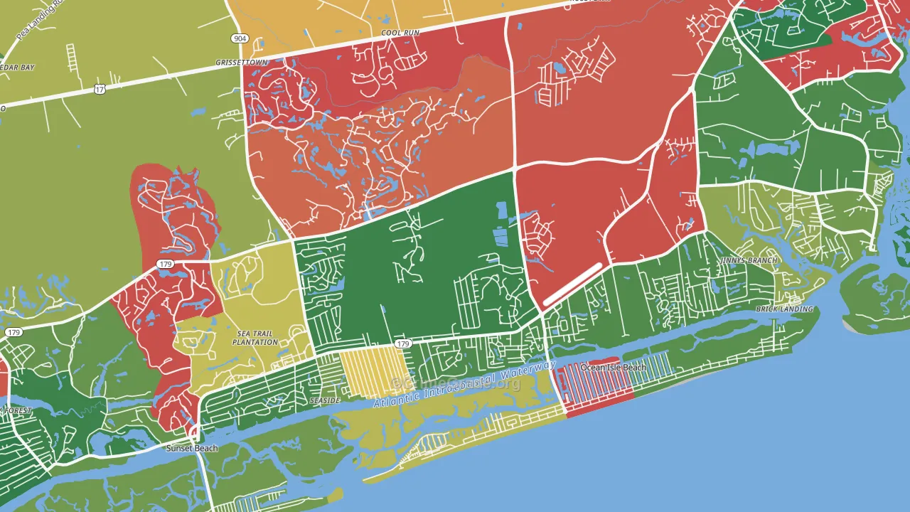 28469, NC Map of Theft Rates