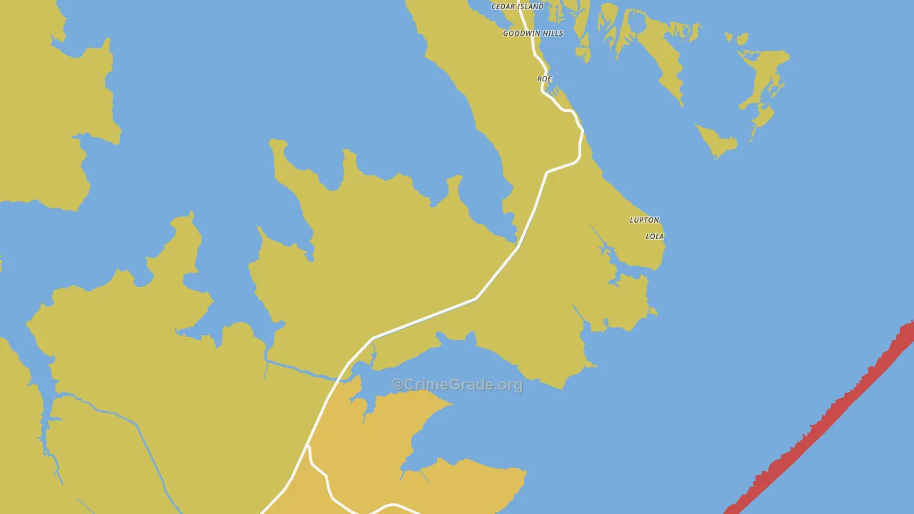 28520, NC Map of Theft Rates