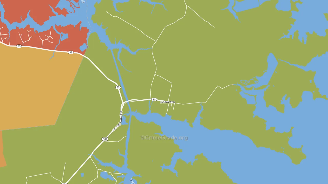 28537, NC Map of Theft Rates