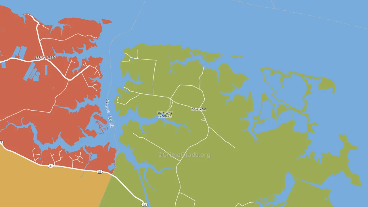 28552, NC Map of Theft Rates