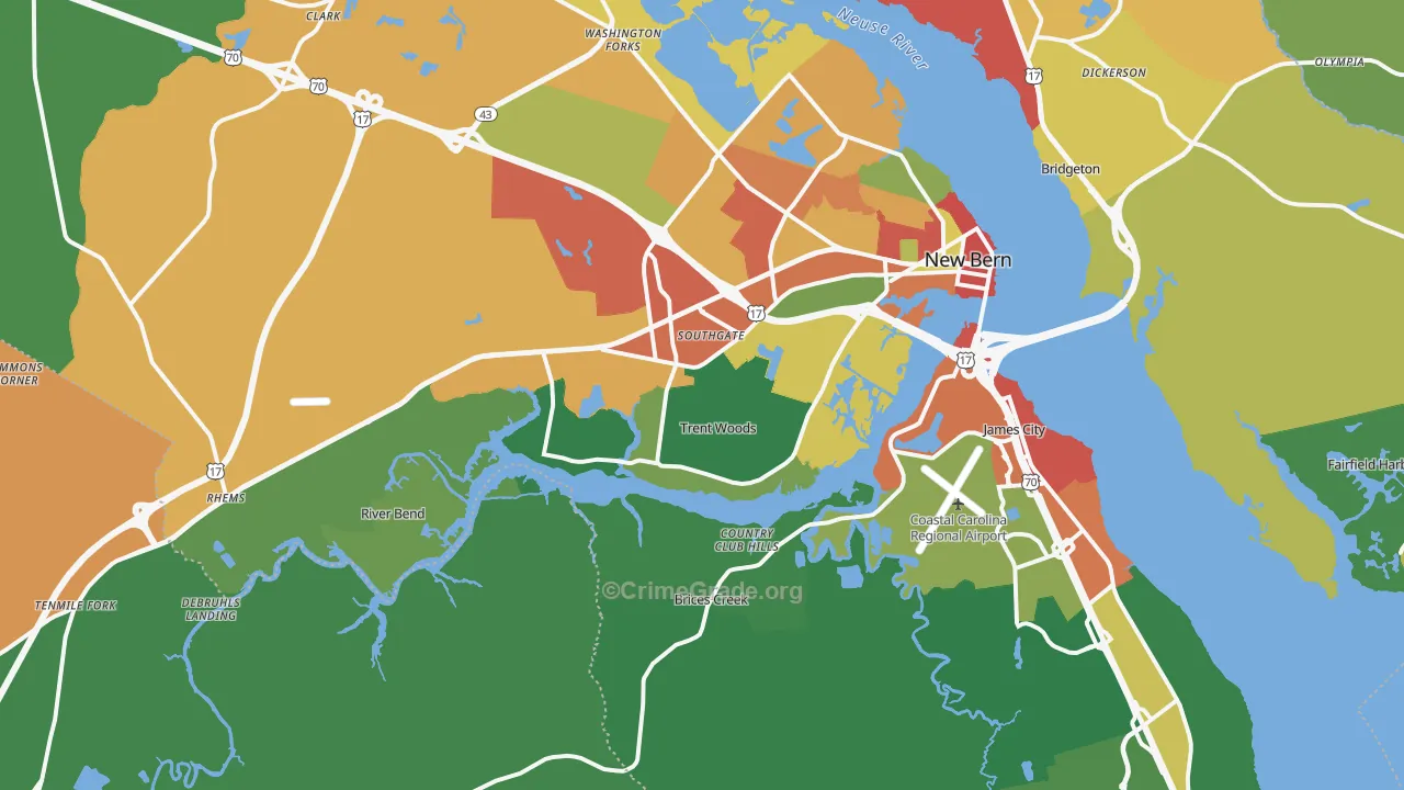 28562, NC Map of Theft Rates