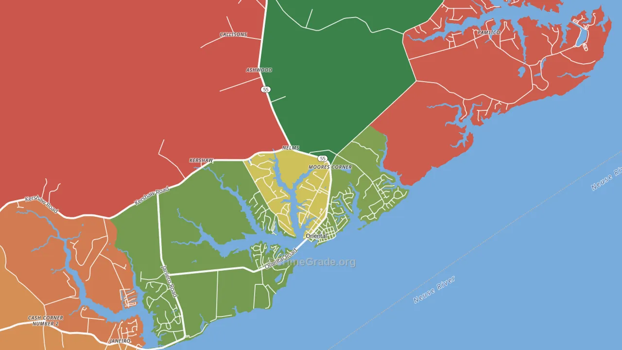 28571, NC Map of Theft Rates