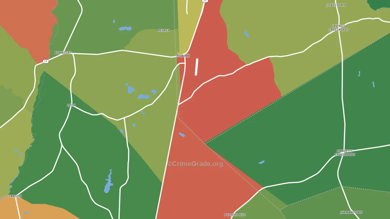 28572, NC Map of Theft Rates