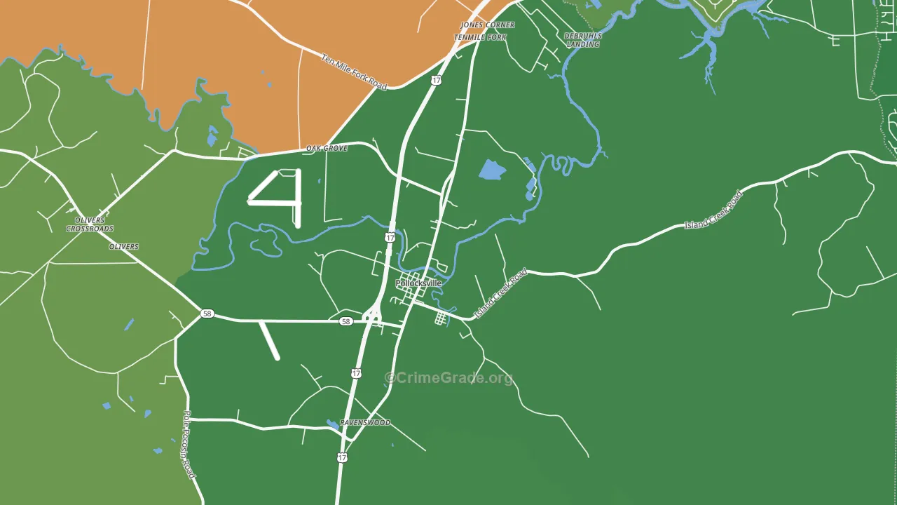 28573, NC Map of Theft Rates