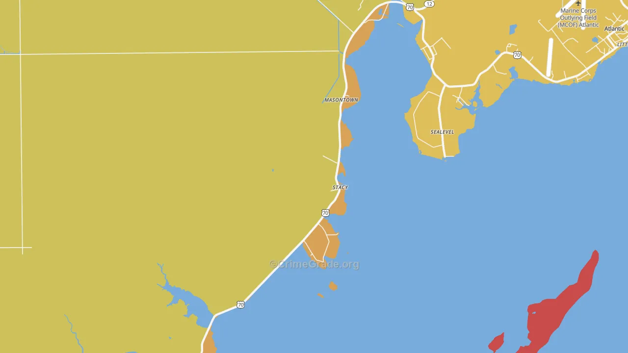28581, NC Map of Theft Rates