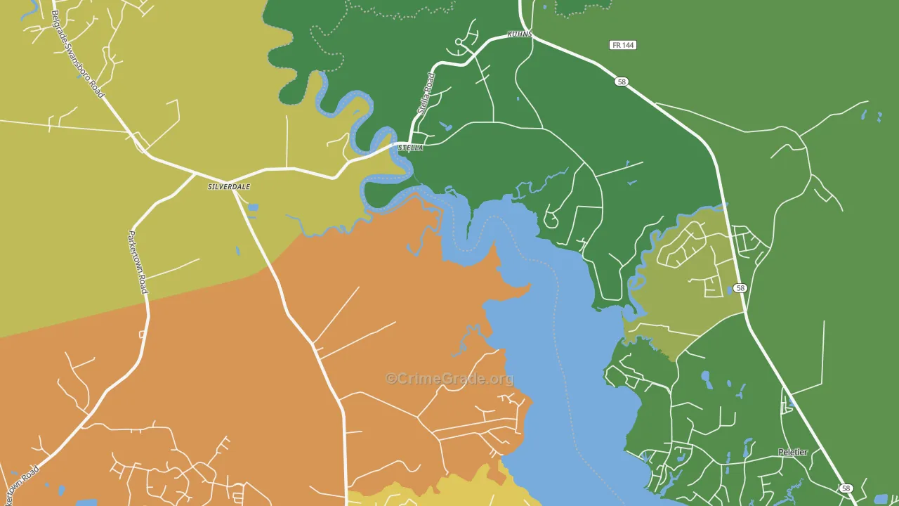 28582, NC Map of Theft Rates