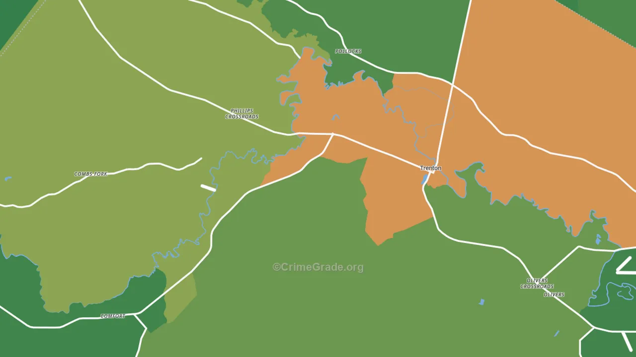 28585, NC Map of Theft Rates