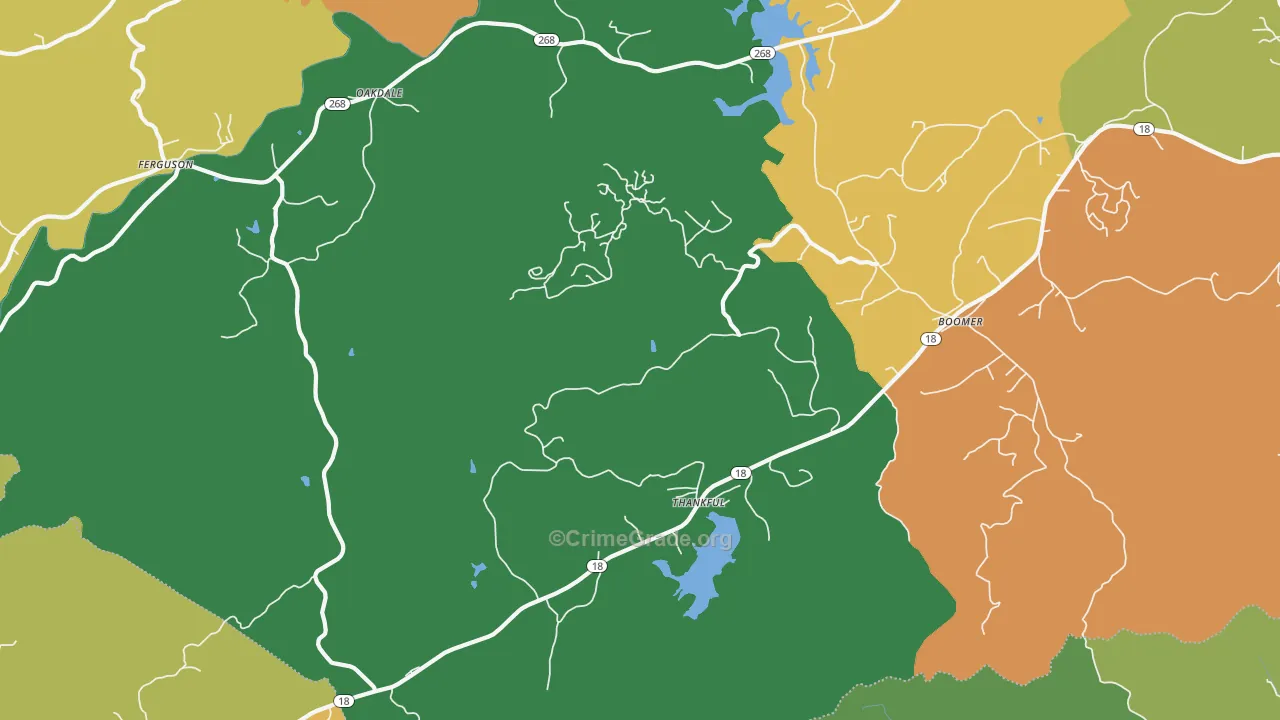 28606, NC Map of Theft Rates