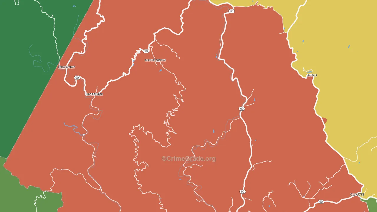 28611, NC Map of Theft Rates