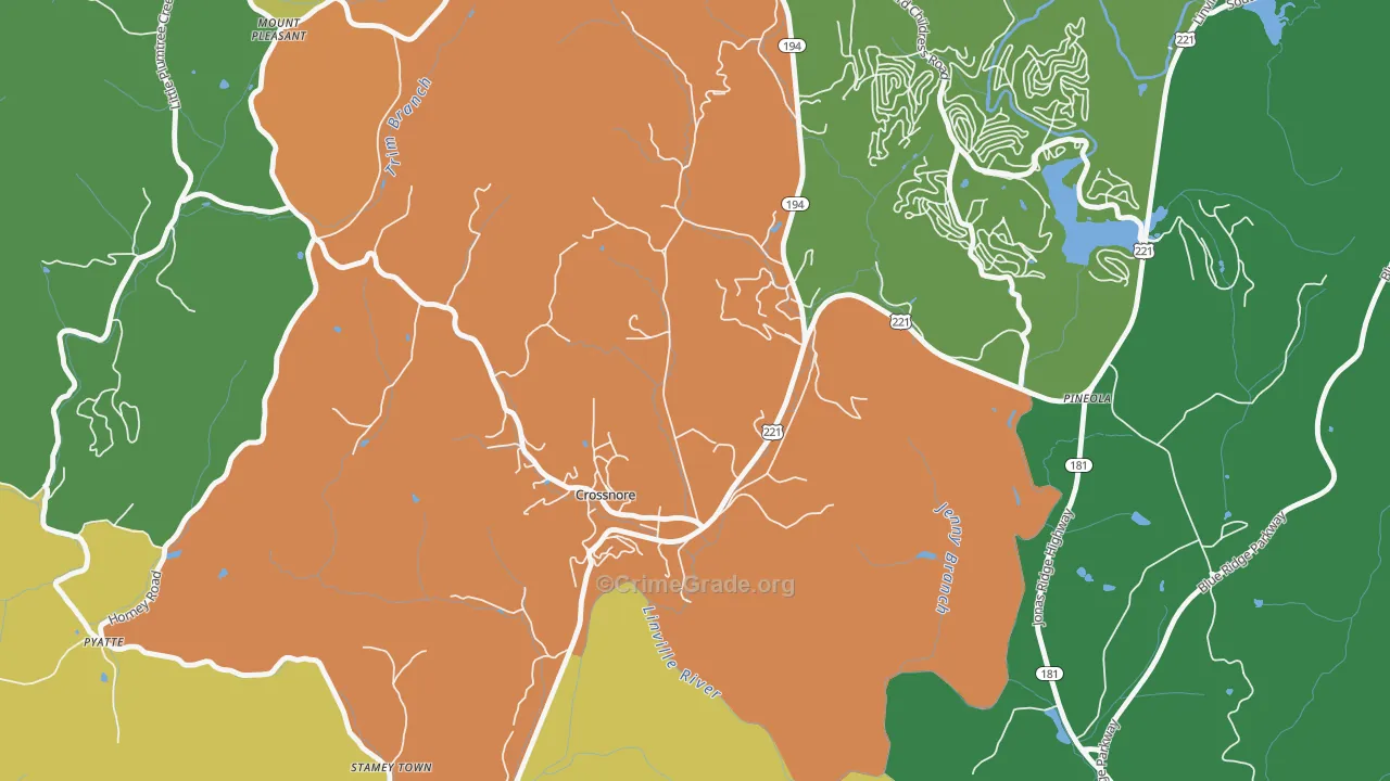 28616, NC Map of Theft Rates