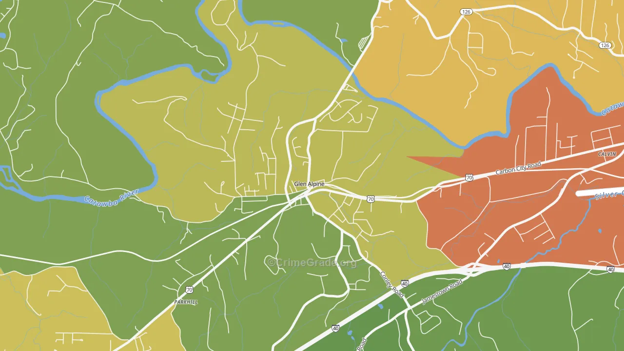 28628, NC Map of Theft Rates