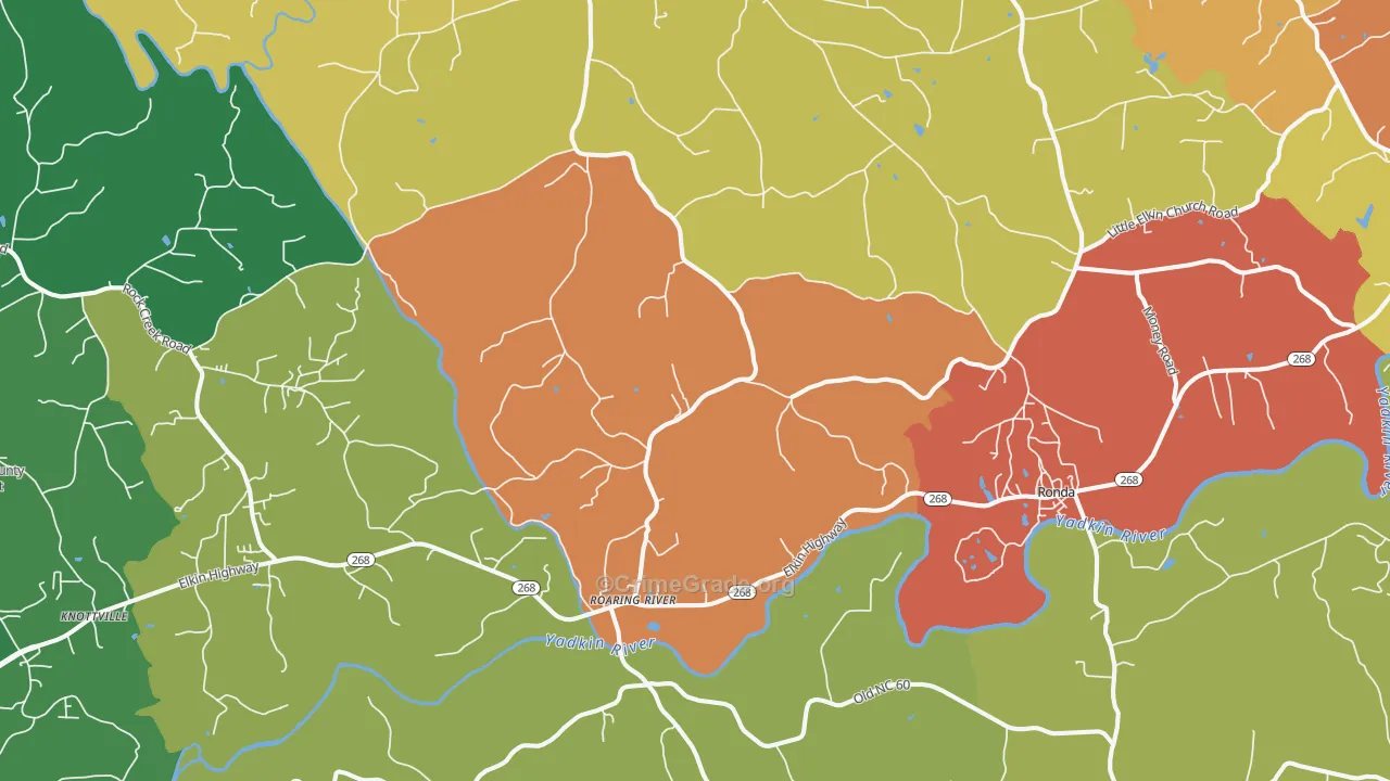 28669, NC Map of Theft Rates