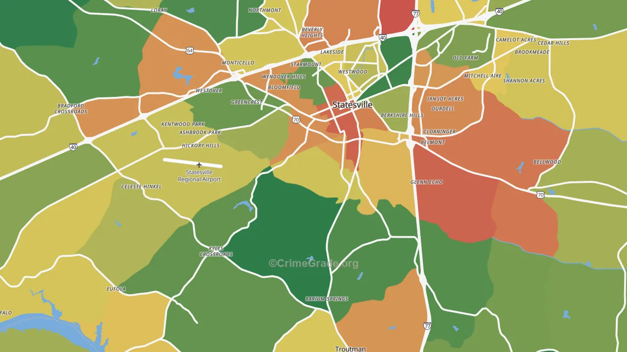 28677, NC Map of Theft Rates