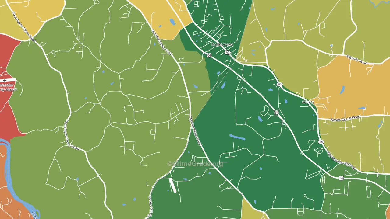 28678, NC Map of Theft Rates