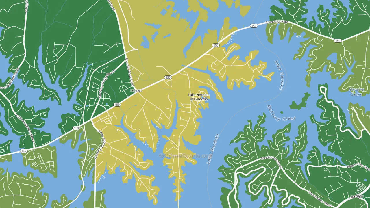 28682, NC Map of Theft Rates