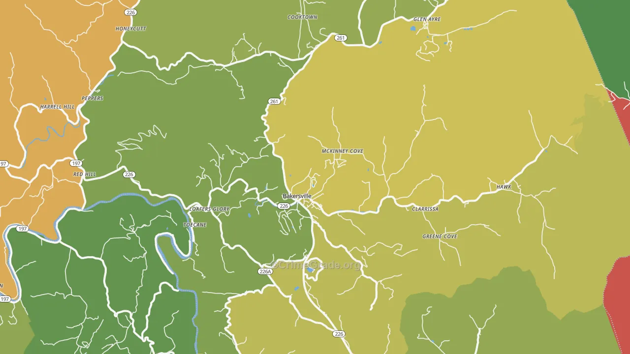 28705, NC Map of Theft Rates