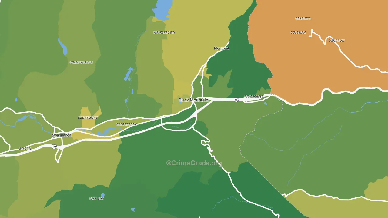 28711, NC Map of Theft Rates