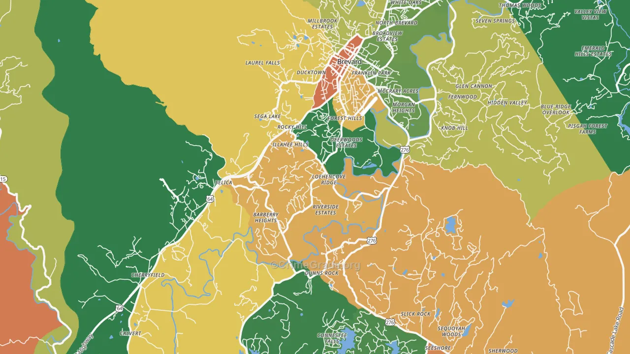 28712, NC Map of Theft Rates