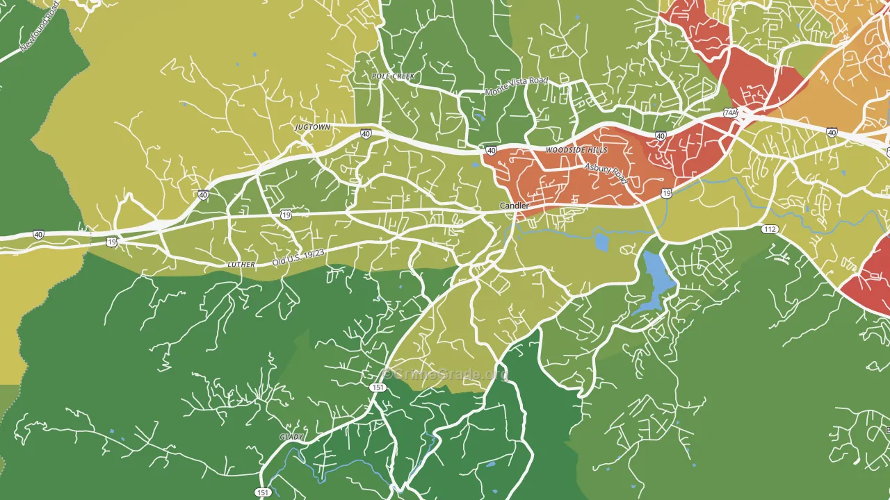 28715, NC Map of Theft Rates