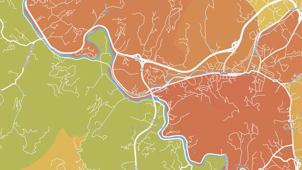 28725, NC Map of Theft Rates
