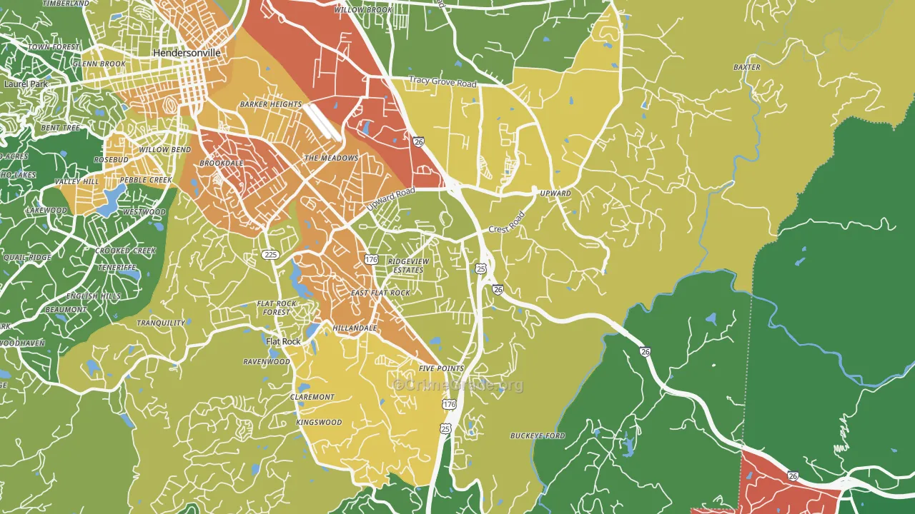 28731, NC Map of Theft Rates